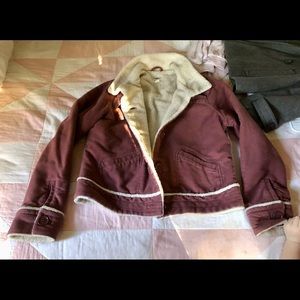 Vintage American Eagle womens sherpa bomber jacket